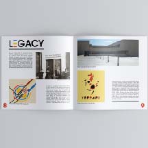 Briana Rivera, Bauhaus Informational Catalog, digital print, 9 in x 9 in, 2019.